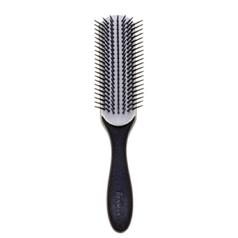 Denman D3 Styler 7 Row Detangling Brush for Curly & Wavy Hair - Perfect for Salon Styling, Home Use & Travel