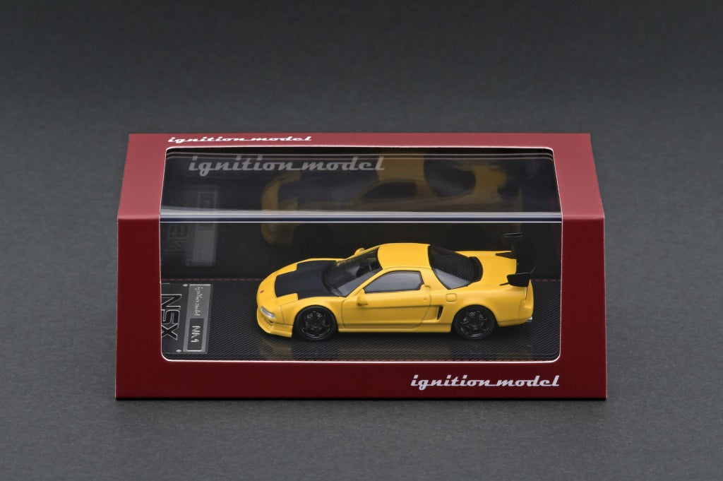 1/64 Scale Honda NSX (NA1) Matte Yellow Diecast Model Car - Collectible Toy for Display, Racing Games & Car Enthusiasts