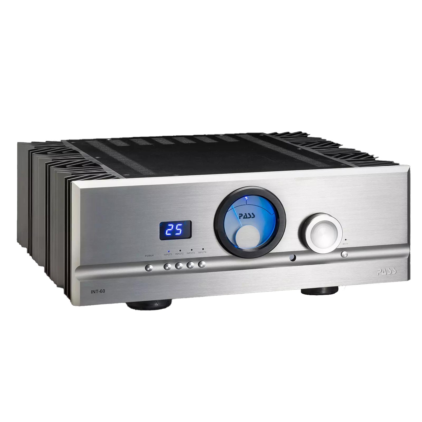 Pass Labs INT 60 Integrated Stereo Amplifier - High-End Audio Power for Home Theater & Music Listening - Perfect for Audiophiles & Hi-Fi Systems