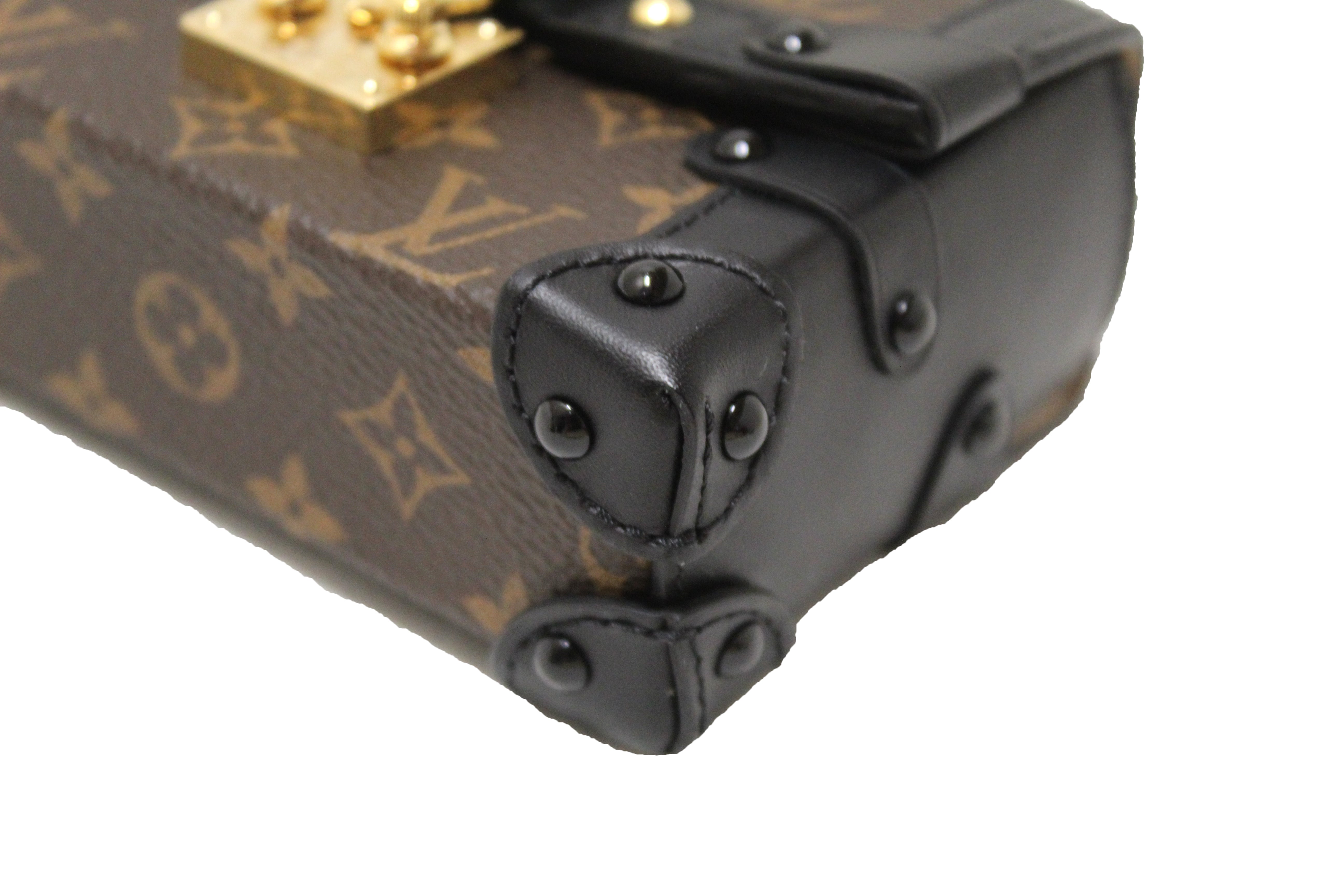 Authentic Louis Vuitton Classic Monogram Essential Trunk Handbag - Luxury Designer Crossbody Bag for Women, Perfect for Travel, Work & Everyday Use
