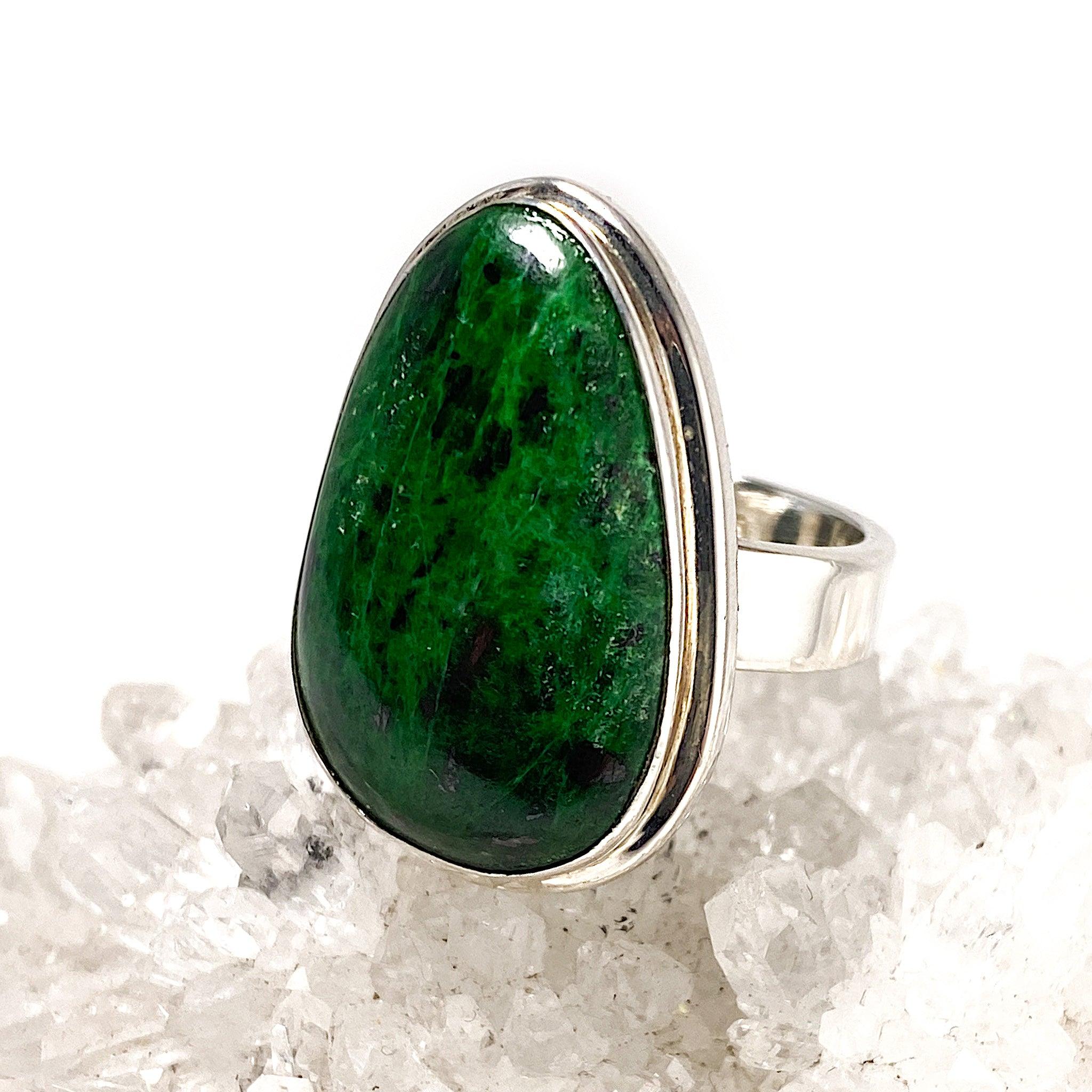 Maw Sit Sit Freeform Ring - Size 7 - KRGJ1157 - Unique Handmade Jewelry for Women, Boho Chic Fashion Statement, Perfect for Weddings & Special Occasions