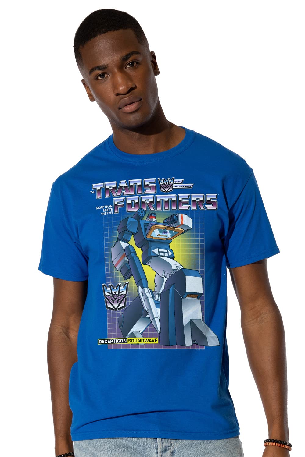 Official Transformers Soundwave Men's Short Sleeve T-Shirt - Licensed Collectible Tee for Fans, Cosplay & Casual Wear
