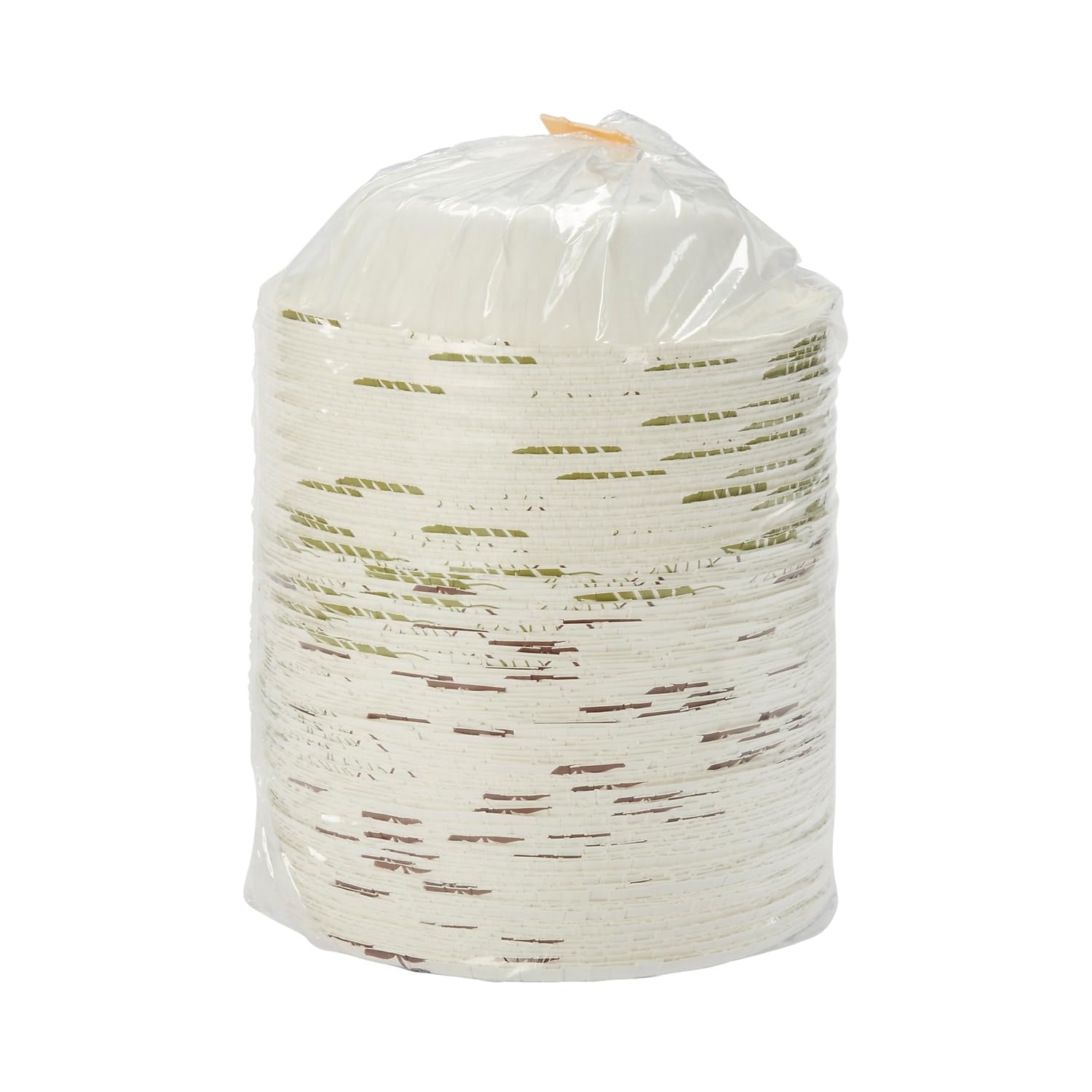Dixie Ultra SX20PATH Heavyweight Paper Bowls - 20oz, 500 Count (Green/Burgundy) | Eco-Friendly Disposable Bowls for Parties, Picnics & Catering