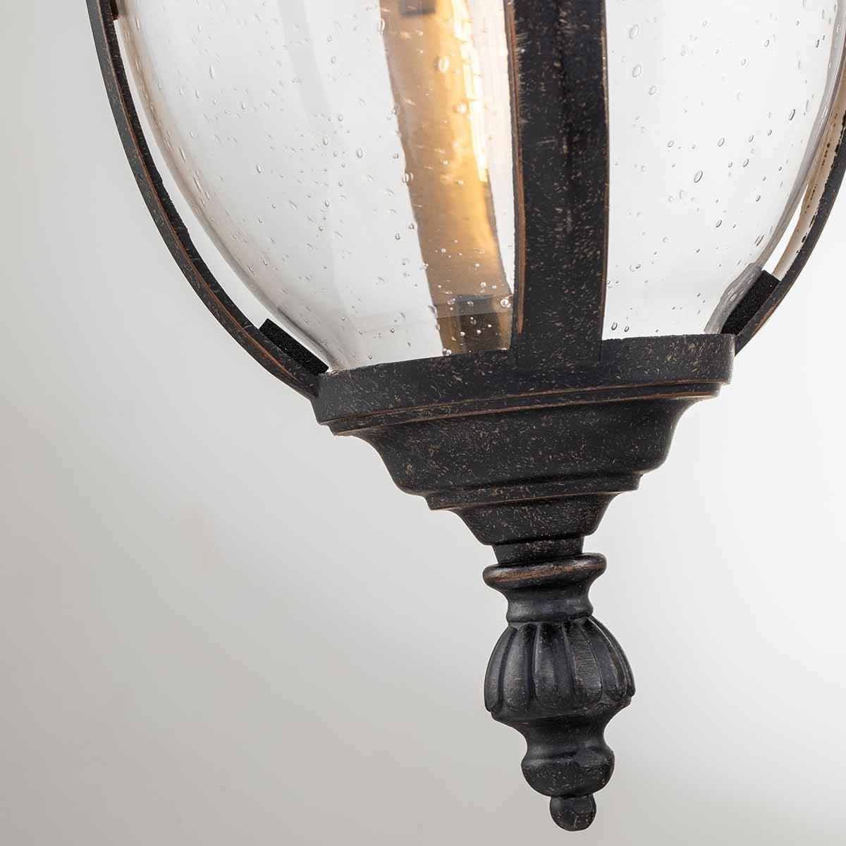 Cleveland 1 Downlight Medium Bronze Outdoor Wall Light - Weatherproof Exterior Lighting for Patio, Garden, and Entryway