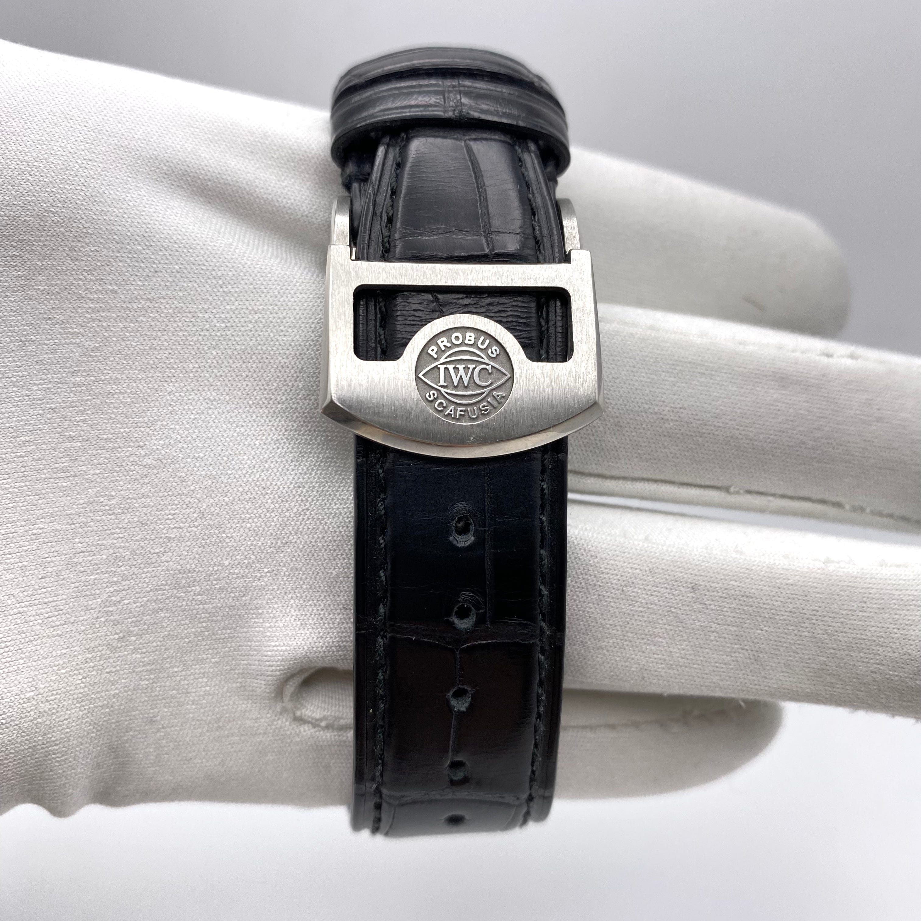 IWC Portugieser Tourbillon Platinum 'Mystère Rétrograde' 5044 Limited Edition Luxury Watch - Perfect for Collectors & Special Occasions