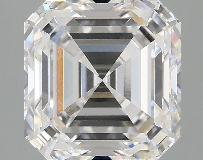 3.09 Carat D Color VS1 Clarity Asscher Cut Lab-Created Diamond for Engagement Rings & Fine Jewelry