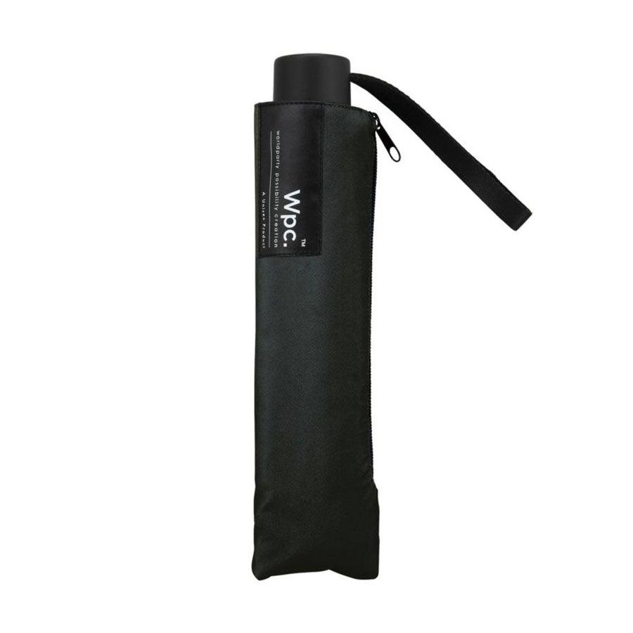 Windproof Folding Umbrella - W.P.C. Black Compact Travel Umbrella (350g) - Perfect for Outdoor Activities, Commuting & Rainy Days