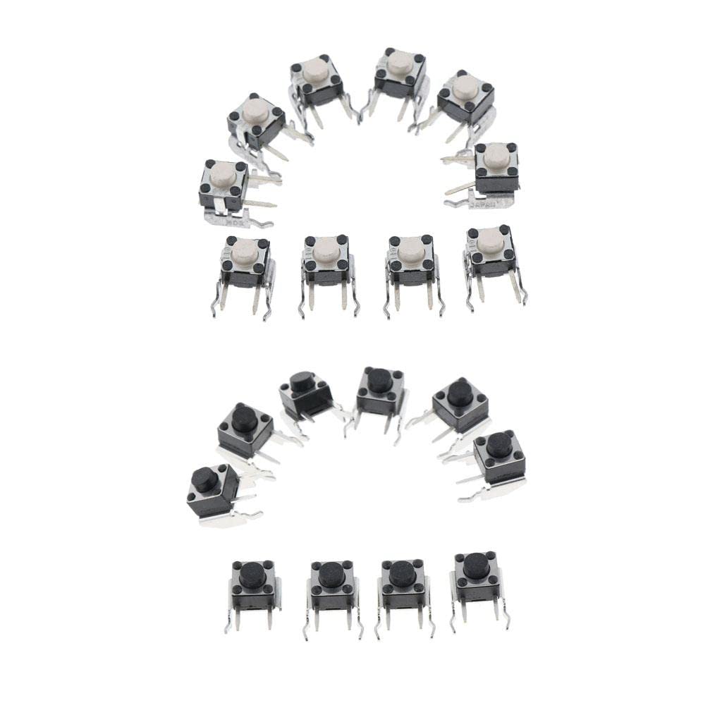 Original Title: Shiwaki Per Microsoft Xbox 360 One Controller LB / RB Pulsanti Interruttori Tattili Interruttore - Bianca   Optimized Title: Shiwaki Replacement LB RB Tactile Switch Buttons for Microsoft Xbox 360 & One Controller - White | Perfect for Gaming & DIY Repairs