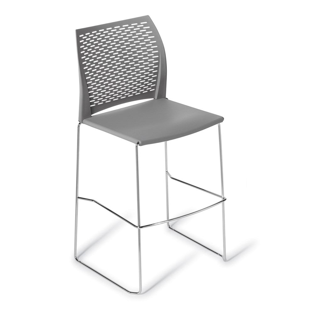 Adjustable Swivel Bar Stool with Backrest - 30 Inch Counter Height Bar Stools for Kitchen Island, Home Bar & Pub - Comfortable Metal Bar Stools with Footrest - Perfect for Dining, Entertaining & Relaxing