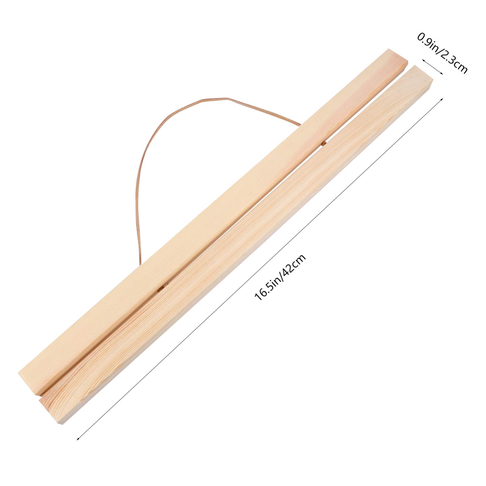 Magnetic Wood Poster Frames - Modern Picture Hangers for Posters, Prints & Canvas Art | Easy Hanging Wall Decor for Home, Office & Front Door | Yellow Wooden Frame for Maps & Artwork Display