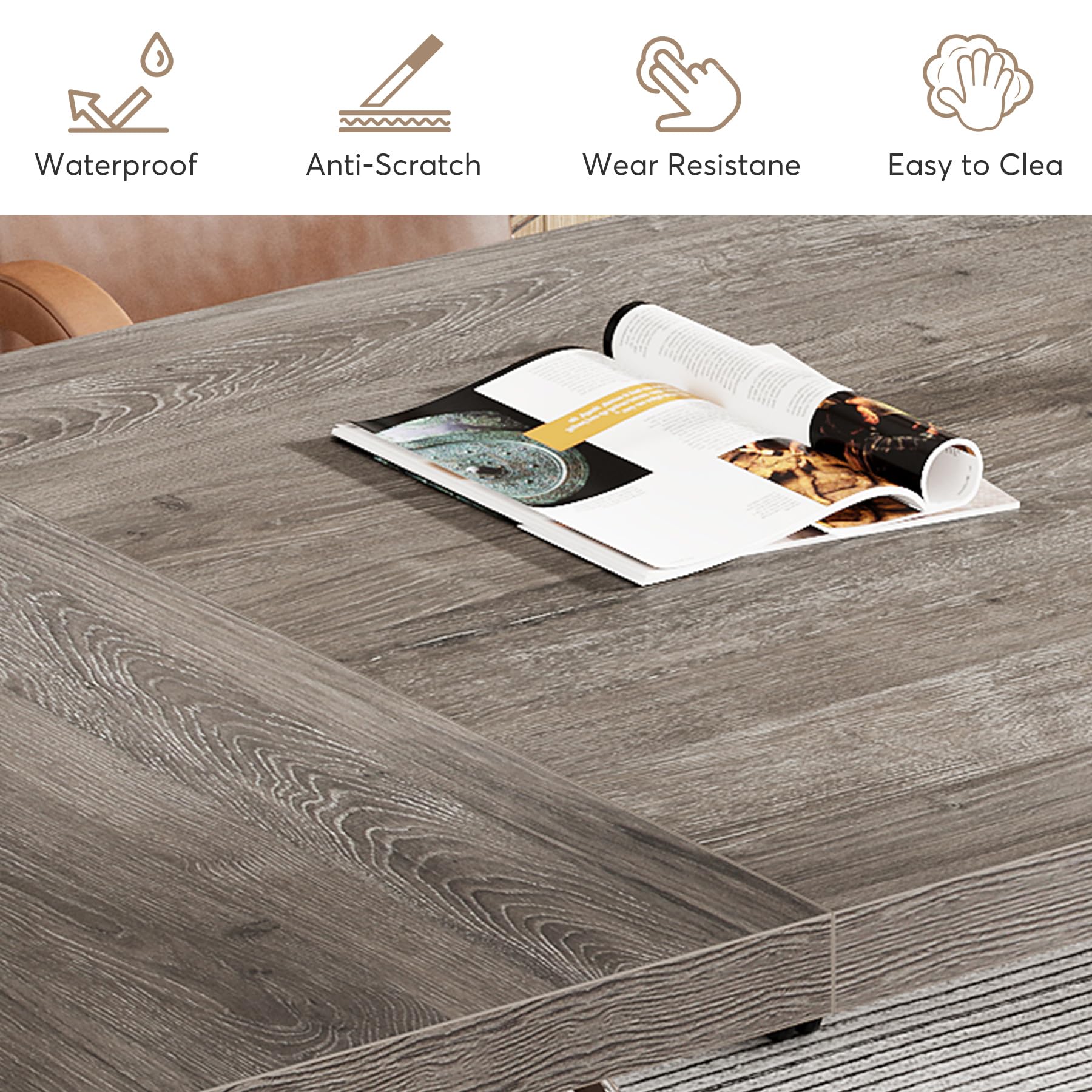 Tribesigns 6FT Conference Table - 70.9