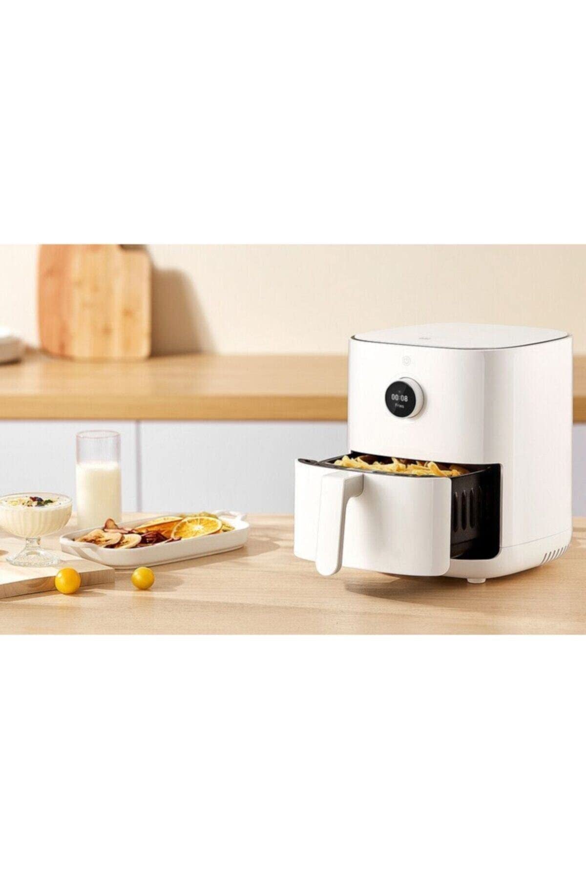 Xiaomi Mi Smart Air Fryer 3.5L - Intelligent App-Controlled Air Fryer with OLED Display, Dual Cooking Space, 40°-200°C Temperature Range - Perfect for Healthy Frying, Baking, Roasting & Reheating in Kitchens & Small Spaces