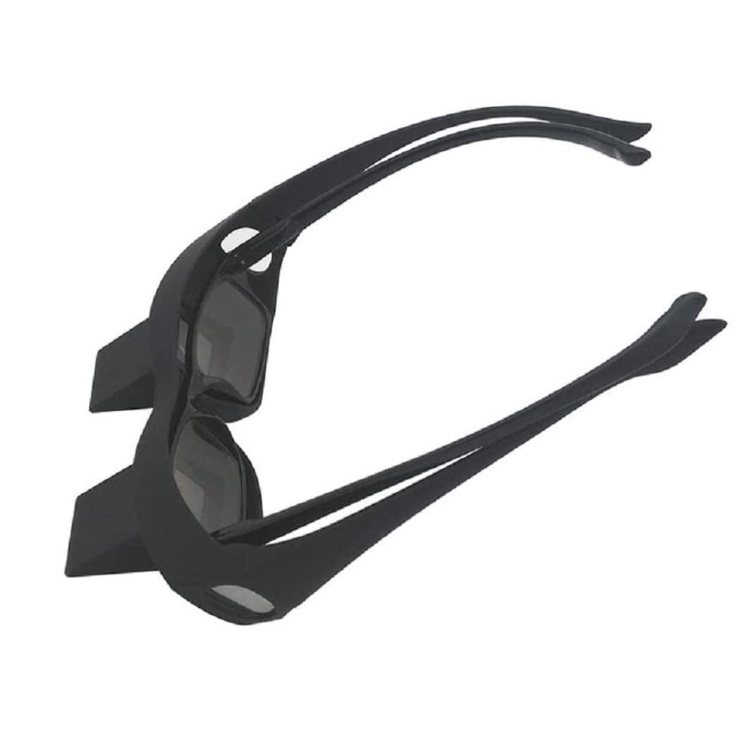 90 Degree Prism Glasses for Reading & Watching TV in Bed or Sofa - Horizontal Lazy Eyeglasses for Myopia & Presbyopia - Pain Relief Unisex Spectacles (Perfect for Relaxing, Reading Books, Watching Movies While Lying Down)