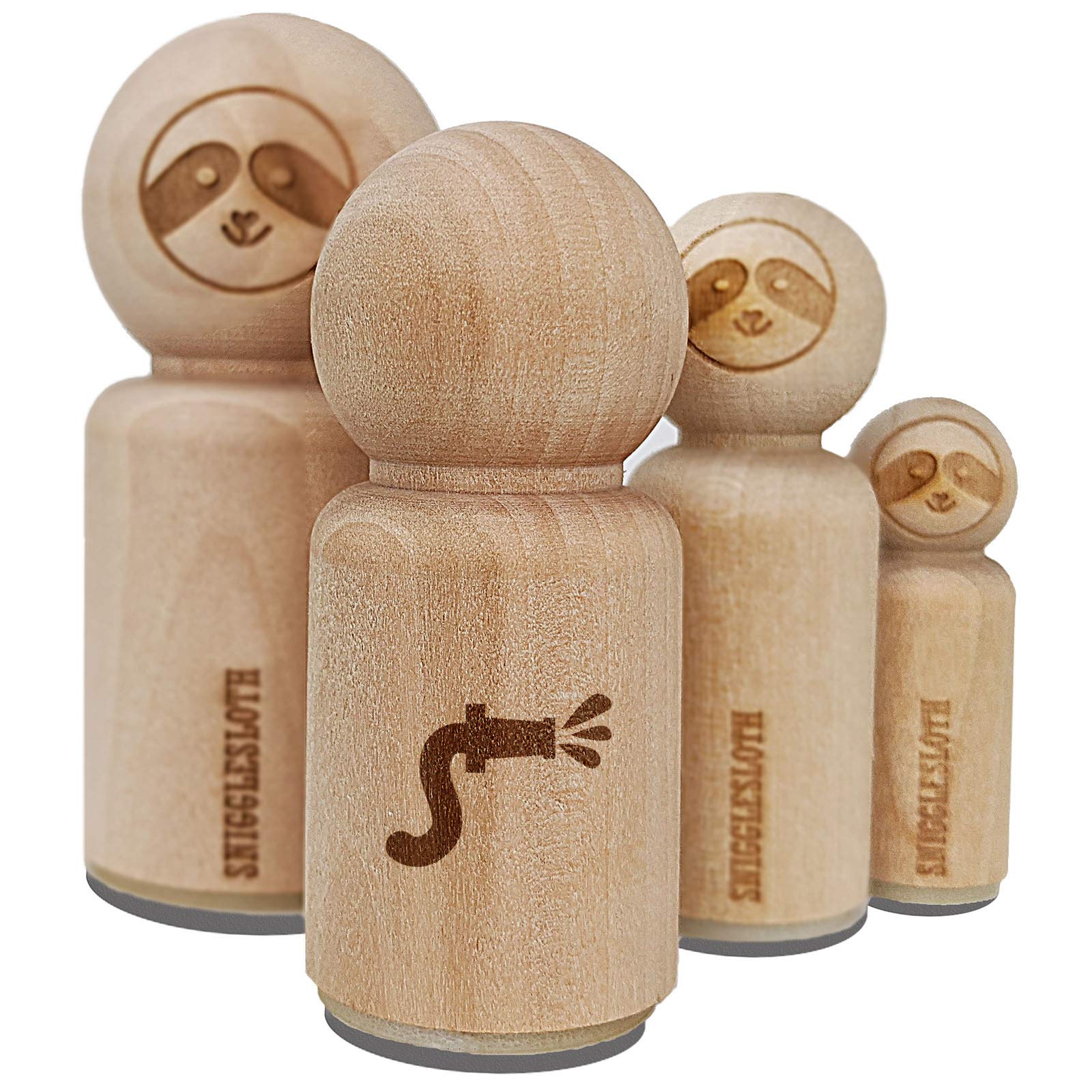 1 Inch Medium Fire Hose Firefighter Water Rubber Stamp for Stamping - Perfect for Crafting, Planners, Scrapbooking & DIY Projects