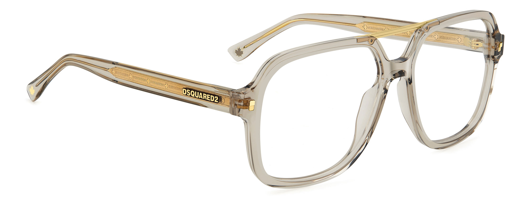DSQUARED2 D2 0145 Sunglasses - Polarized UV Protection Aviator Style for Men & Women - Perfect for Driving, Beach & Outdoor Activities