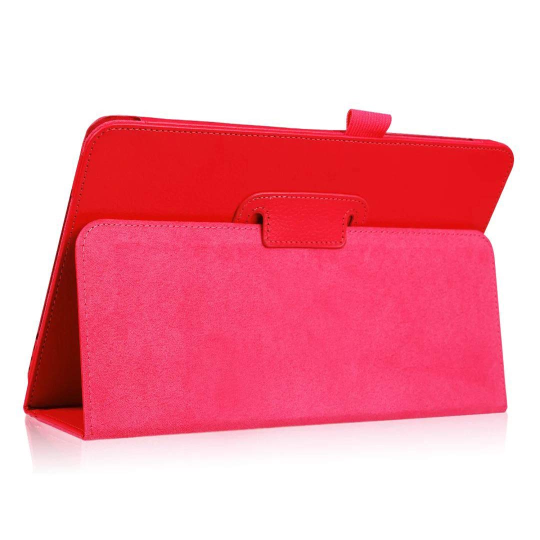 Premium PU Leather iPad Air 4 Case - Slim Protective Cover with Auto Wake/Sleep | Lightweight Hard Shell & Multi-Angle Stand for iPad Air 4th Gen (2020) & iPad Air 2 | Full Body Protection - Red | Perfect for Work, Travel & Home Entertainment