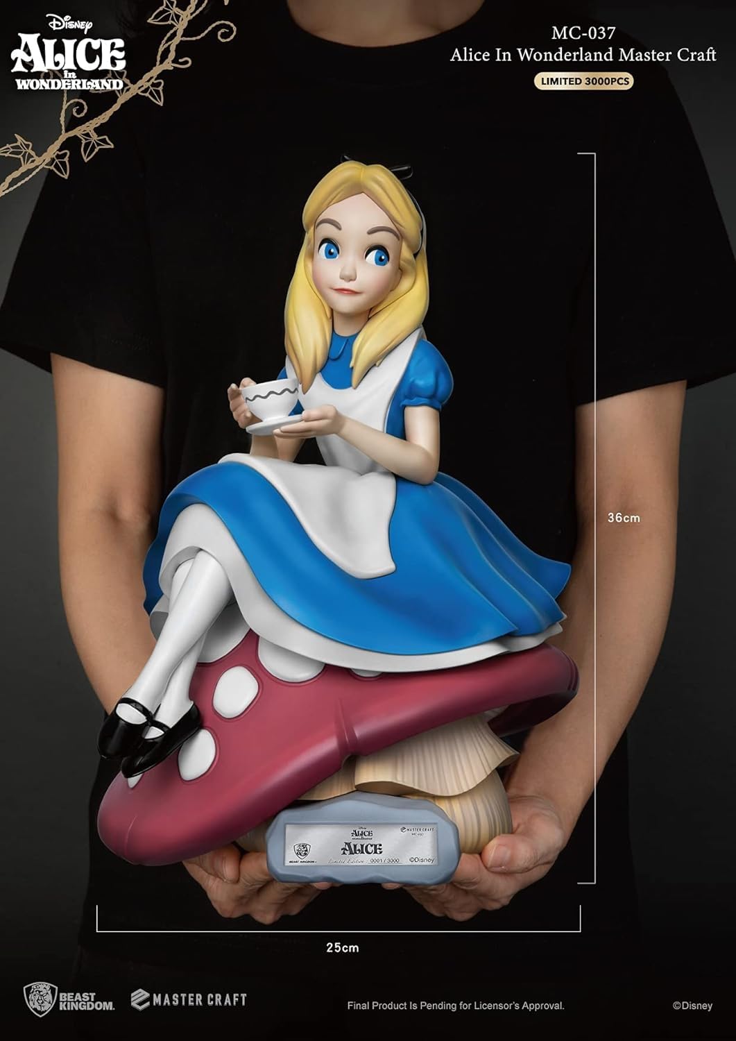 Beast Kingdom Master Craft Alice in Wonderland Statue 14.2