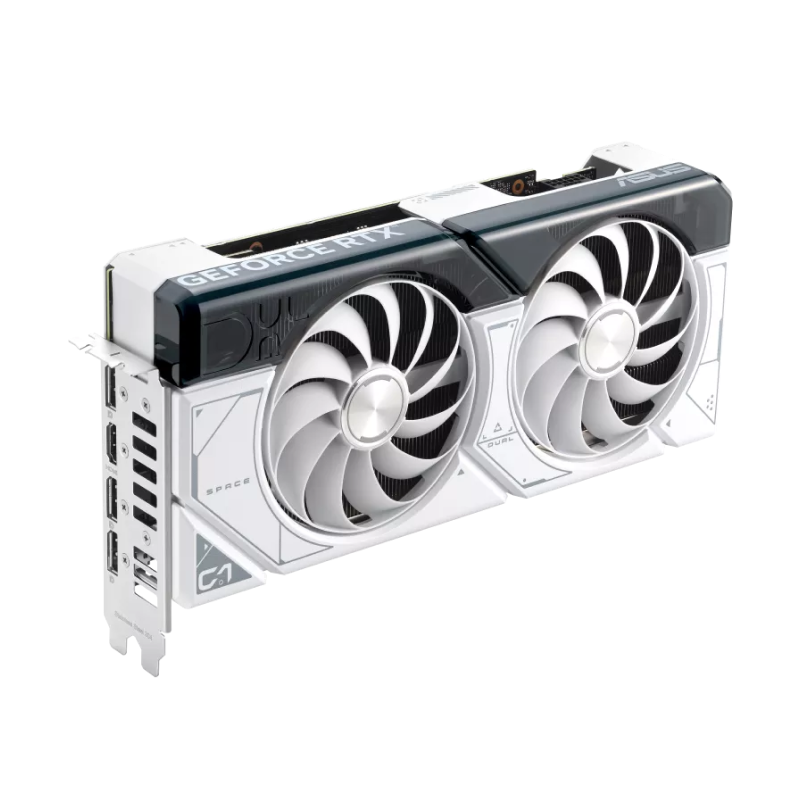Dual NVIDIA GeForce RTX 4070 Super 12GB GDDR6X White Edition Gaming Graphics Card - High Performance for 4K Gaming, VR, Video Editing & Streaming