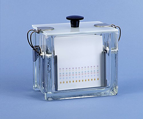 Analtech Developing Thinline TLC Tank with Lid - Holds Two 10x10cm TLC Plates | Perfect for Thin Layer Chromatography Experiments in Labs