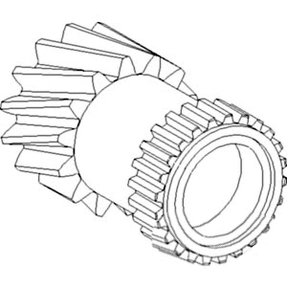 RAParts Pinion Gear for John Deere Tractors - Low Range Replacement Part R59641 (Fits R44637, R51518) - Durable Agricultural Equipment Gear for Farming & Heavy Duty Applications