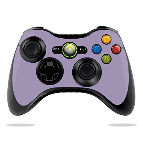 MightySkins Vinyl Decal Wrap Cover for Microsoft Xbox 360 Controller - Solid Lavender | Protective & Durable Skin | Easy to Apply & Remove | Made in USA | Perfect for Gaming, Customization & Controller Protection