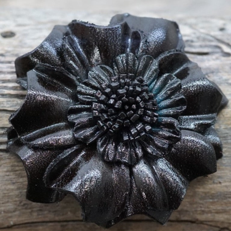 Hand Painted Leather Carnation Flowers - Realistic Artificial Floral Decor for Home, Wedding, and Gift Giving