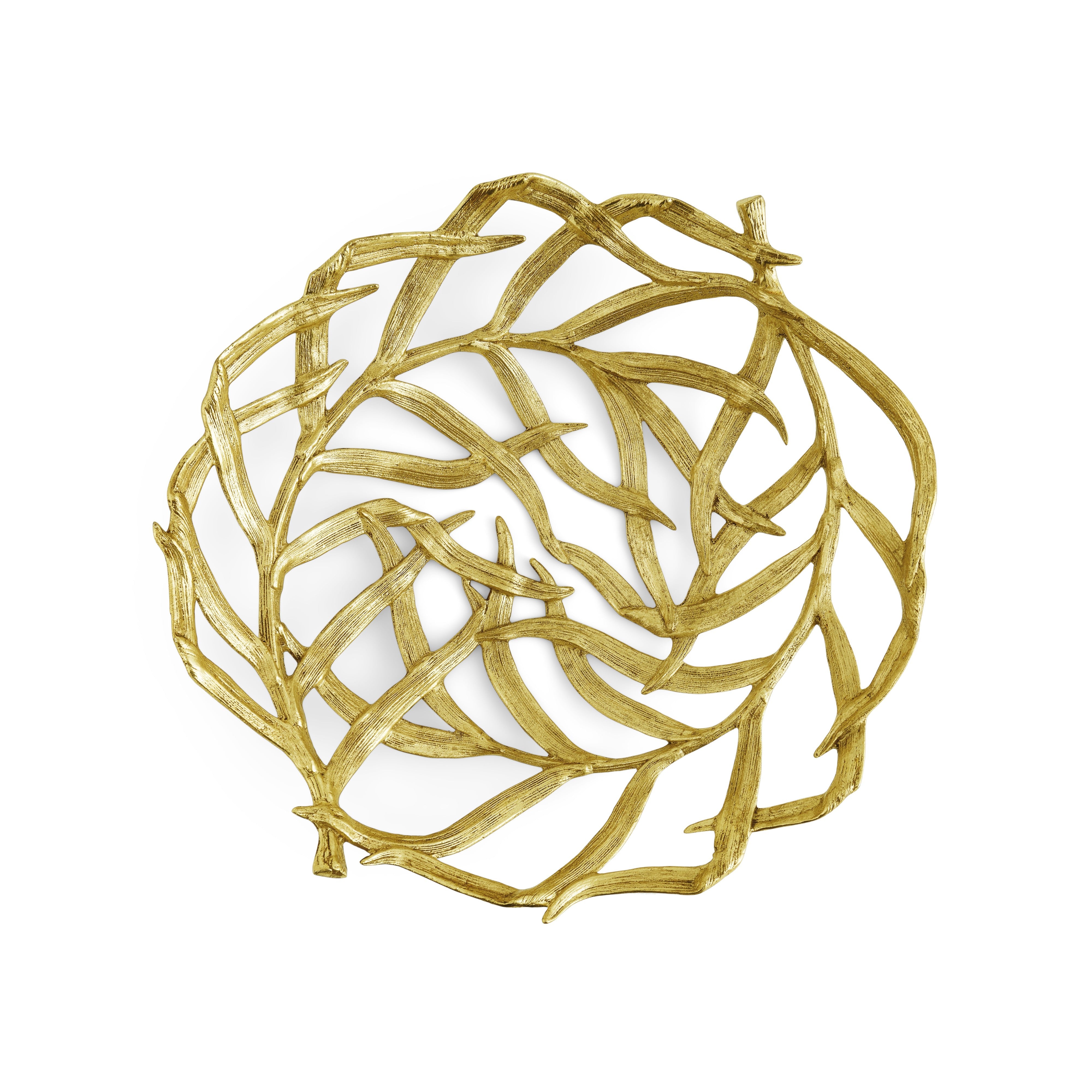 Natural Palm Leaf Centerpiece Bowl - Handwoven Rattan Fruit Basket for Dining Table Decor, Wedding, Party & Home Decor