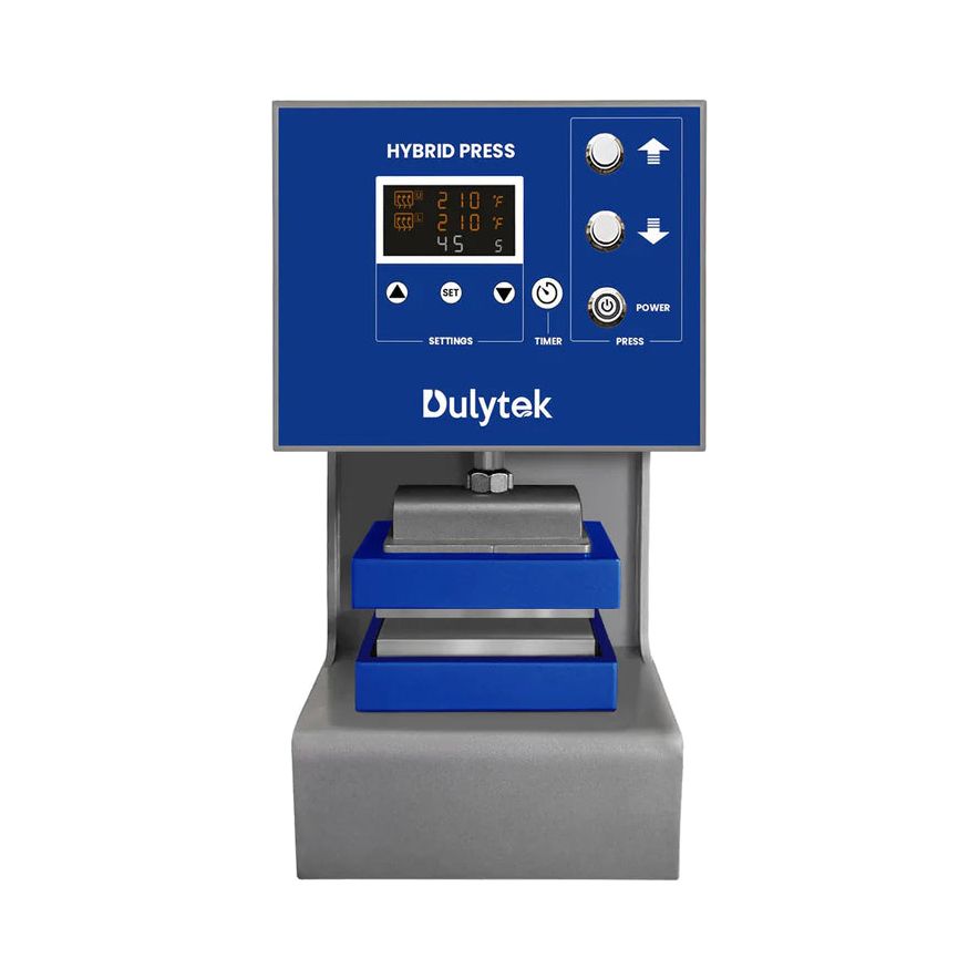 Dulytek DW8000 Hybrid 4 Ton Heat Press Machine for Rosin Extraction - Perfect for Home DIY Essential Oil, Wax & Concentrate Making