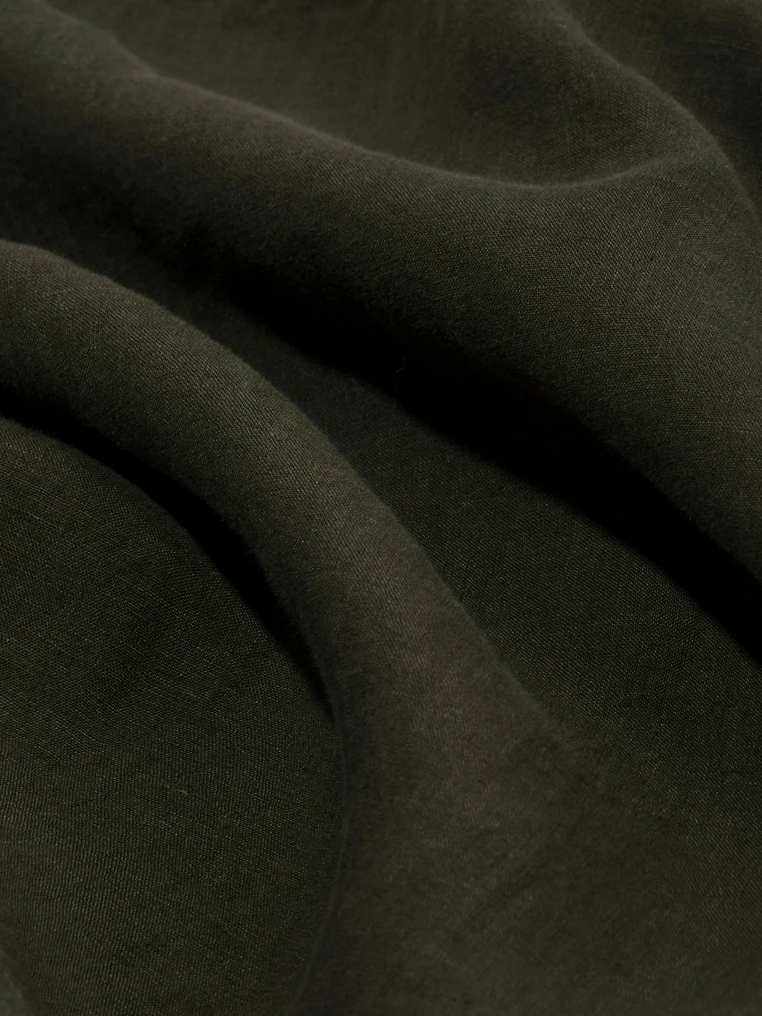 Premium Linen Shirt for Men - Breathable & Comfortable Nuve Moss Green Casual Button Down Shirt - Perfect for Summer, Beach, and Outdoor Activities