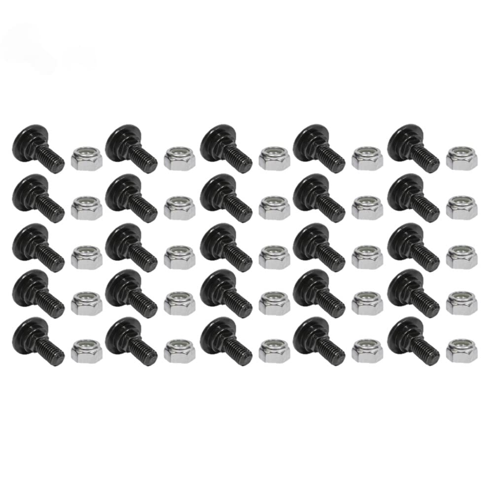 RAParts 56-294-000 Blade Bolt Kit (25-Pack) - High-Quality Nuts & Bolts Compatible with Taarup Disc Mower - Perfect for Agricultural Equipment Maintenance & Repair