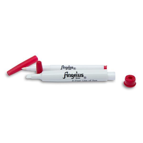 Angelus Fine Tip Dye Pen - Premium Leather & Shoe Coloring Marker for Sneakers, Bags, Jackets - Perfect for Customization & Repair (Black)
