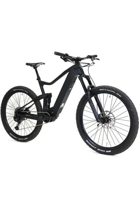 Bakcou Carbon Alpha 500W Electric Mountain Bike for Adults - Off-Road Trail & Commuting E-Bike with Powerful Motor