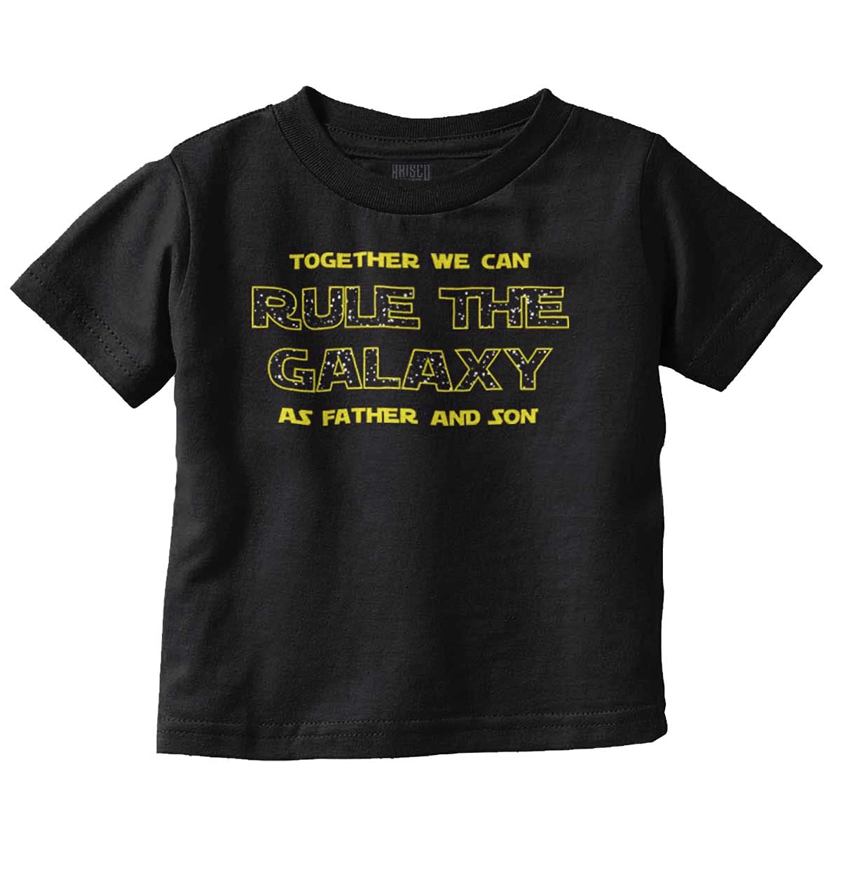 Brisco Brands Together We Rule Galaxy Father Son Toddler Boy Girl T-Shirt - Matching Family Outfits for Father's Day, Birthday & Family Photos