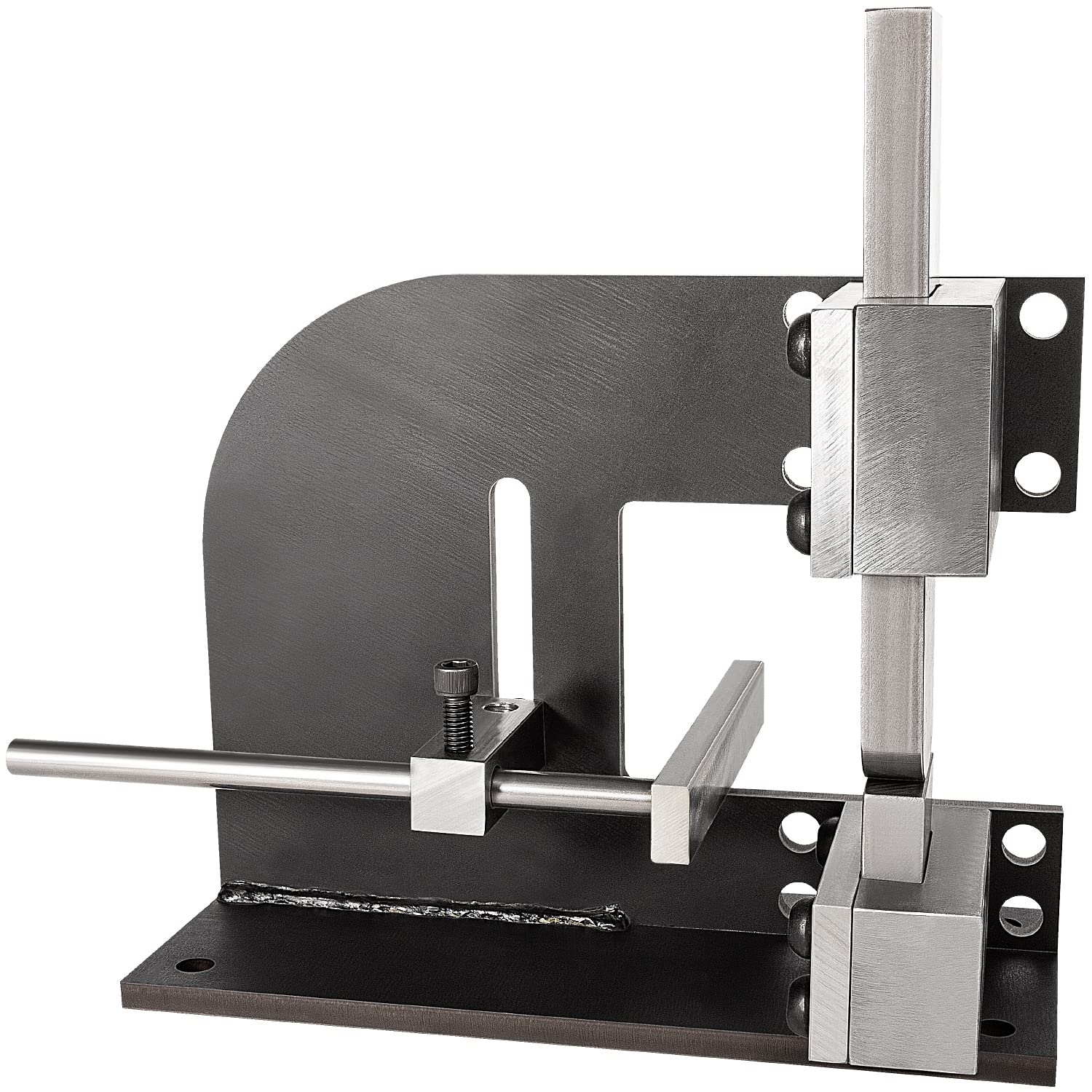 Heavy Duty Blacksmith Guillotine Tool - Forge Wizard Fullering & Cut Off Tool with 2 Sets of Guides & Dies | Perfect for Beginner Blacksmiths, Metalworking, Knife Making & DIY Forging Projects