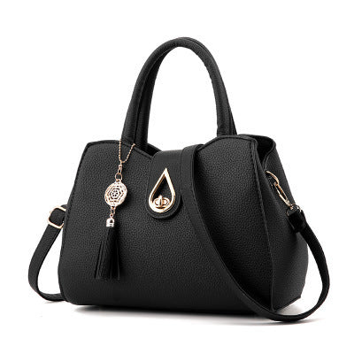 Luxury Designer Women's Handbag with Tassel - Top Handle & Shoulder Messenger Bag for Women - Elegant Fashion Accessory for Work, Travel & Evening Events
