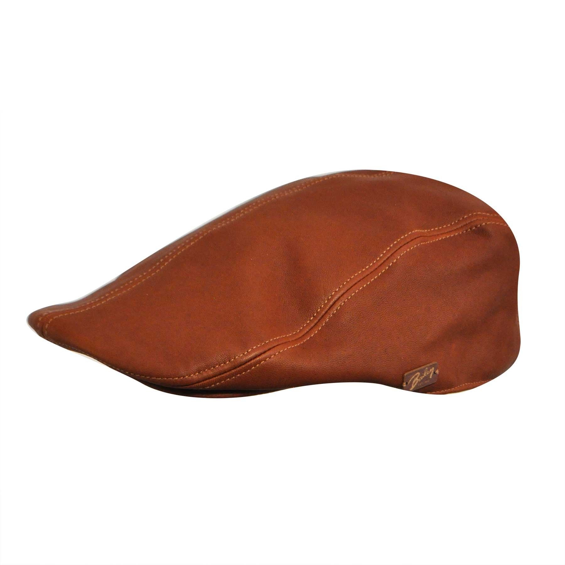 Bailey of Hollywood Hallam Leather Ivy Cap - Vintage Style Leather Newsboy Hat for Men & Women - Perfect for Casual Outfits, Outdoor Adventures & Themed Events