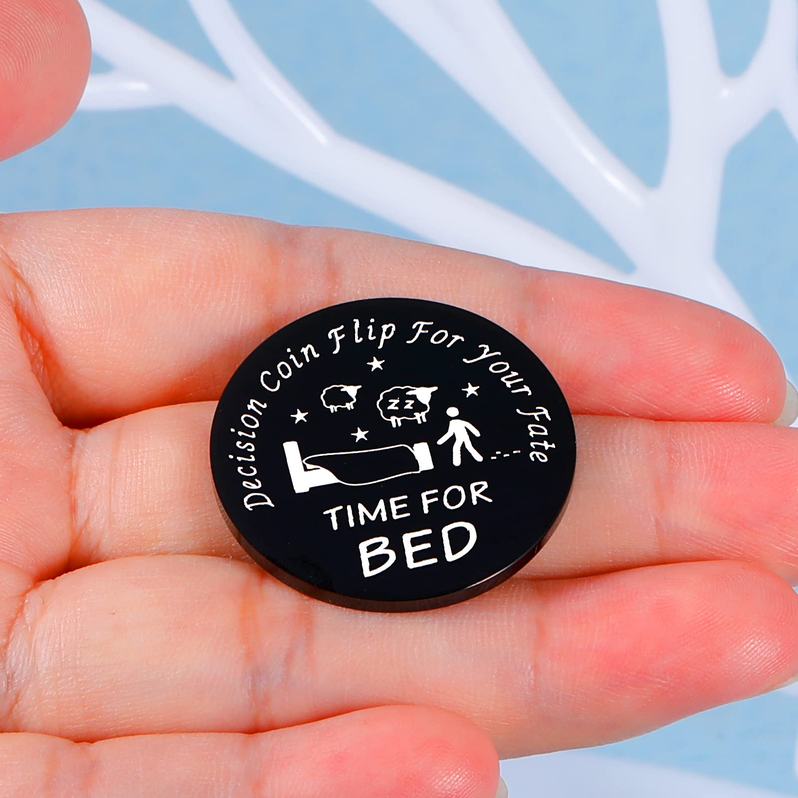 Funny Decision Maker Coin for Gamers - Perfect Gifts for Teens, Boys, Girls, Men & Women - Great for Christmas, Birthday, Valentine's Day - Ideal Gaming Accessory for Parties, White Elephant & Stocking Stuffers