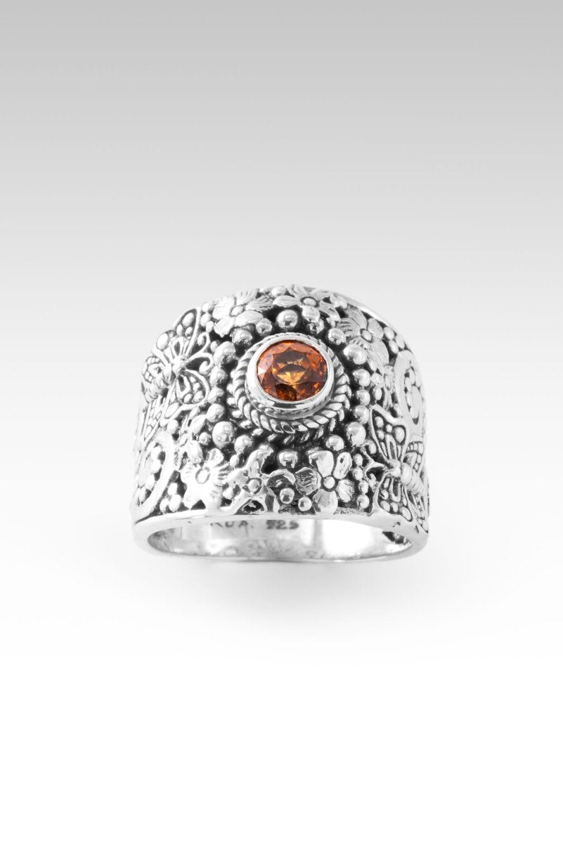 Beauty Within Ring™ in Spessartine Garnet - Elegant Gemstone Jewelry for Women, Perfect for Weddings, Anniversaries & Special Occasions