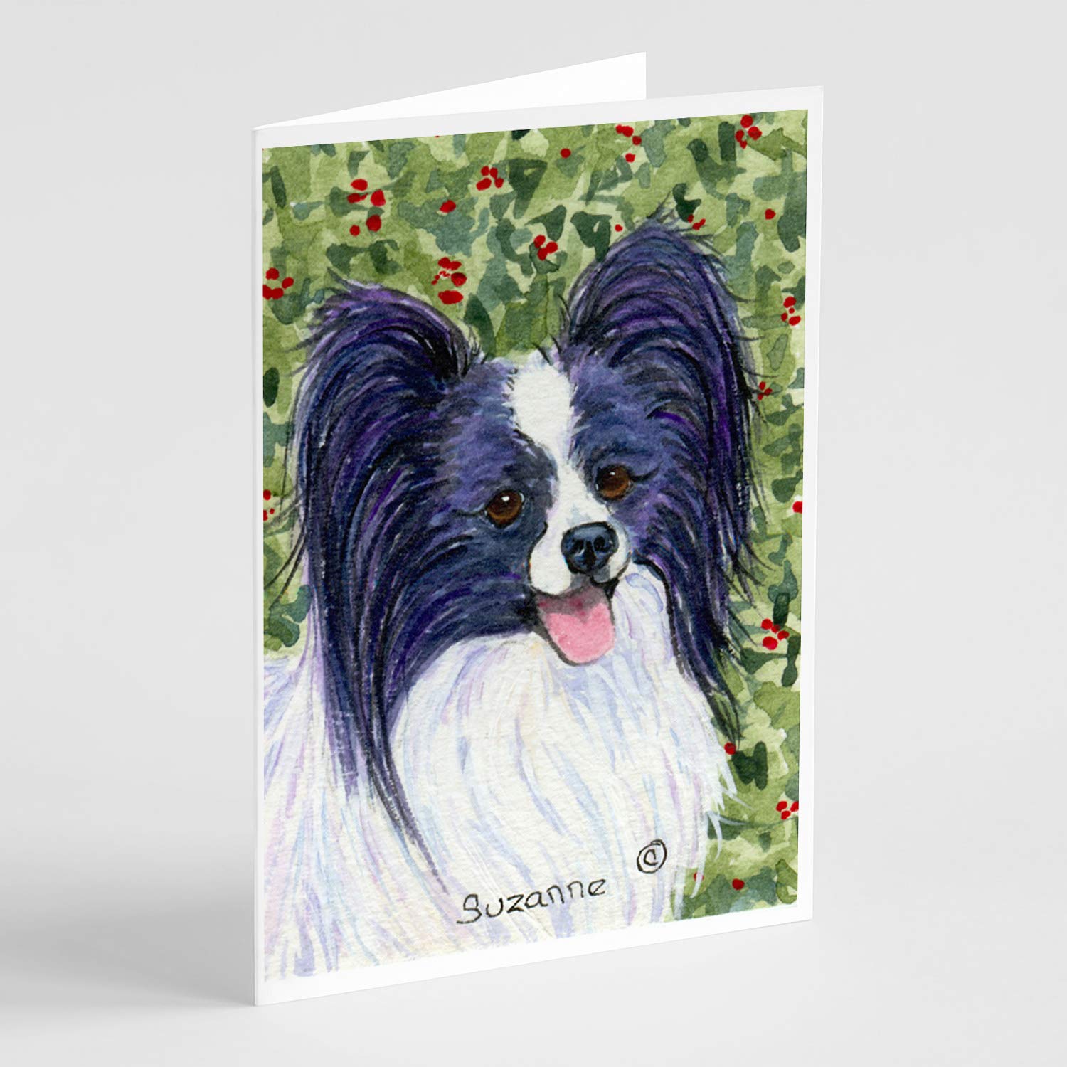 Whimsical Papillon Blank Greeting Cards & Envelopes - Pack of 8 A7 Size 5x7 Note Cards for Birthdays, Thank You Notes & Special Occasions | Caroline's Treasures SS8811GCA7P