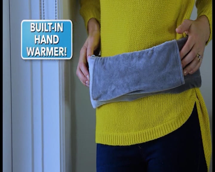 Long Hot Water Bottle for Pain Relief - Extra Large 2L Reusable Heating Pad for Cramps, Back Pain & Cold Feet - BPA Free, Leak Proof, Microwave Safe - Perfect for Winter, Periods & Relaxation