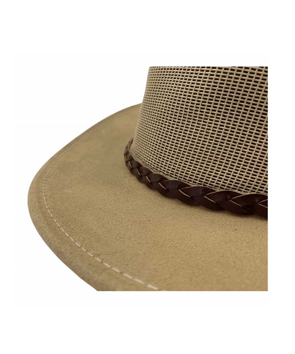 Jacaru Summer Breeze Suede Hat for Women - Wide Brim Sun Hat with UPF 50+ Protection - Perfect for Beach, Pool, and Outdoor Activities