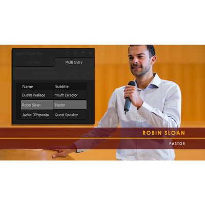 NewBlue Titler Live 5 Broadcast ESD - Professional Video Editing Software for Live Streaming & Content Creation - Perfect for YouTube, Twitch & Broadcast Studios