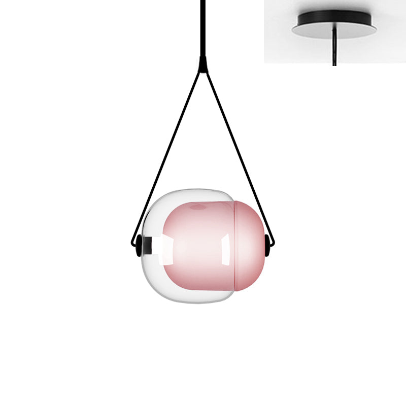 Elegant Cello Glass Pendant Light - Modern Ceiling Lighting Fixture for Dining Room, Kitchen Island & Bedroom Decor