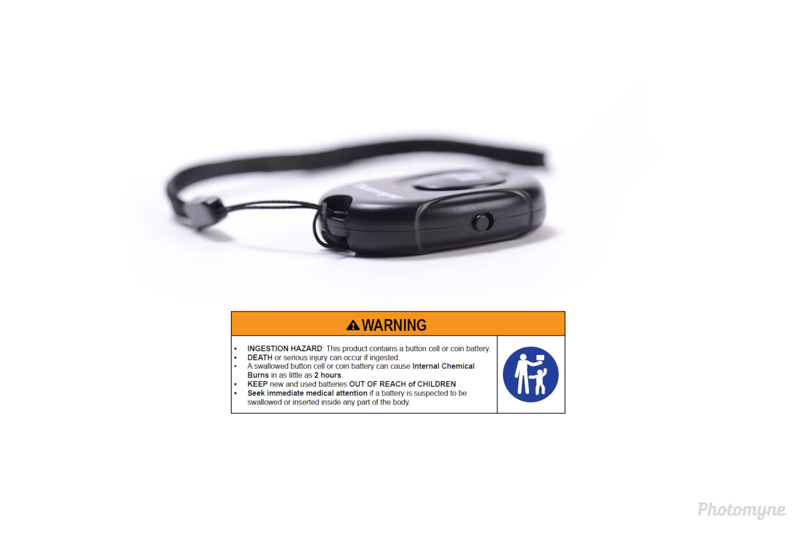 Photomyne Wireless Camera Remote for iPhone & Android - Selfie Shutter Clicker with Wrist Strap for Travel & Group Photos