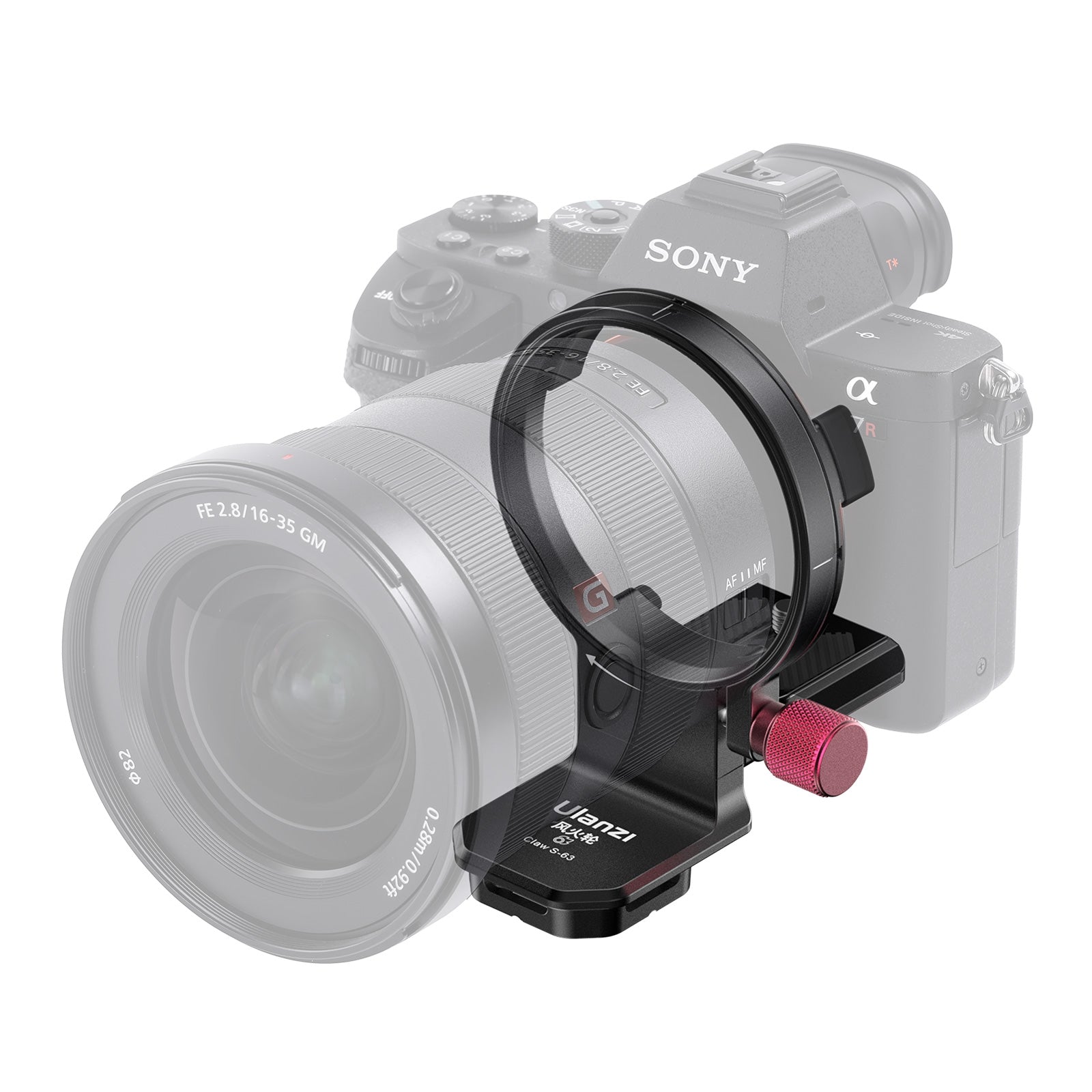 Ulanzi S63 Quick Release Rotatable Claw Mount Plate Kit - Horizontal to Vertical Camera Mount for DSLR, Mirrorless, Action Cameras | Perfect for Vlogging, Photography, and Video Shooting