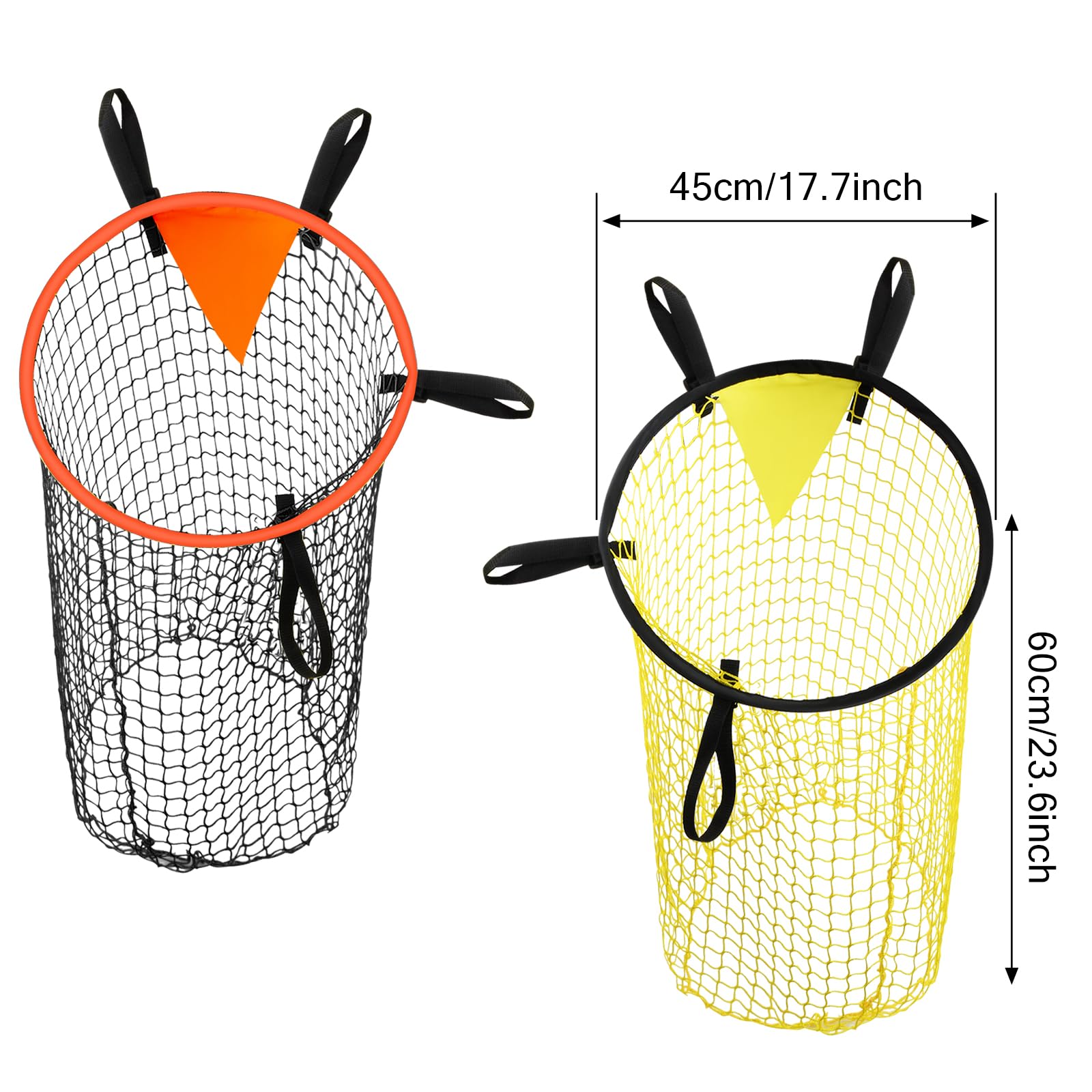 Rapidbok 2-Pack Soccer Goal Target with Adjustable Straps - Training Football Nets for Kids & Adults - Perfect for Backyard Practice, Team Drills & Soccer Skill Development