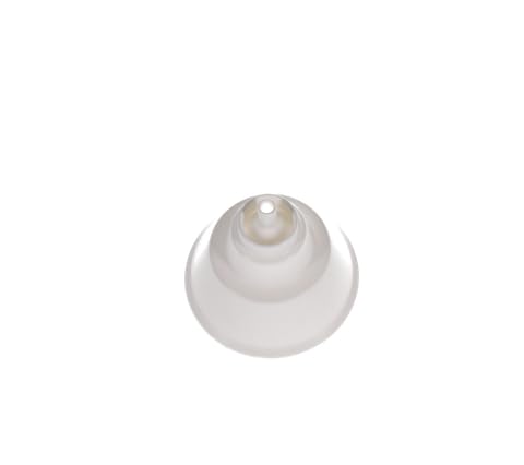 Autoclavable White Plastic Dental Dry Oral Funnel Cup II - Sterile Dental Care Supply for Dentists & Hygienists | Perfect for Dental Procedures, Teeth Whitening & Oral Examinations