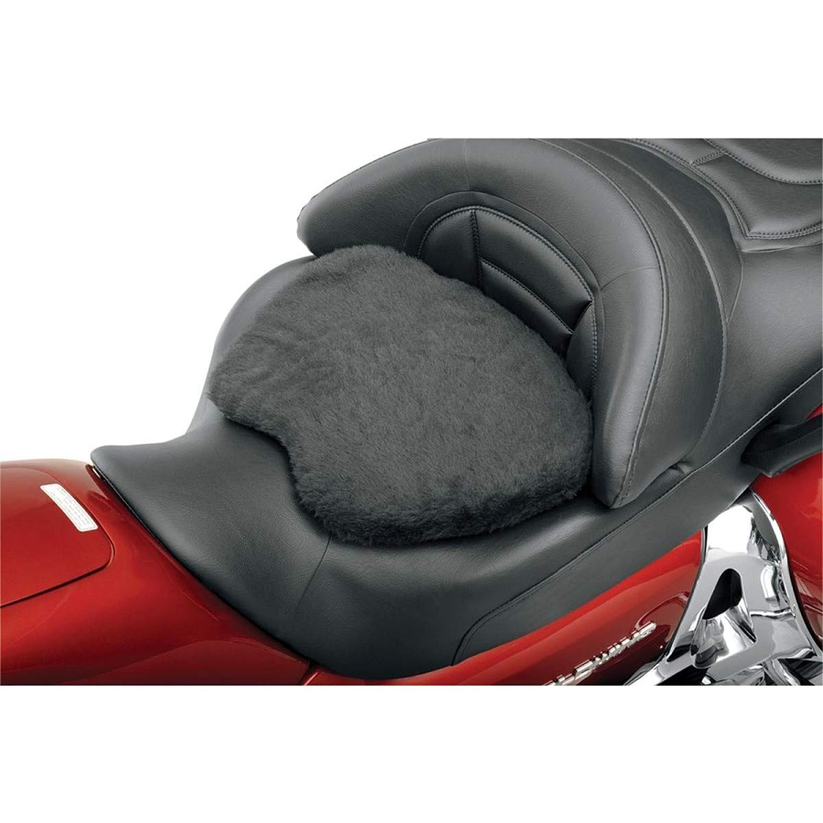 Saddlemen Saddlegel Seat Pad - Sheepskin Comfort for Motorcycles (X-Large) | Long Ride Comfort & Shock Absorption for Harley, Cruiser & Touring Bikes