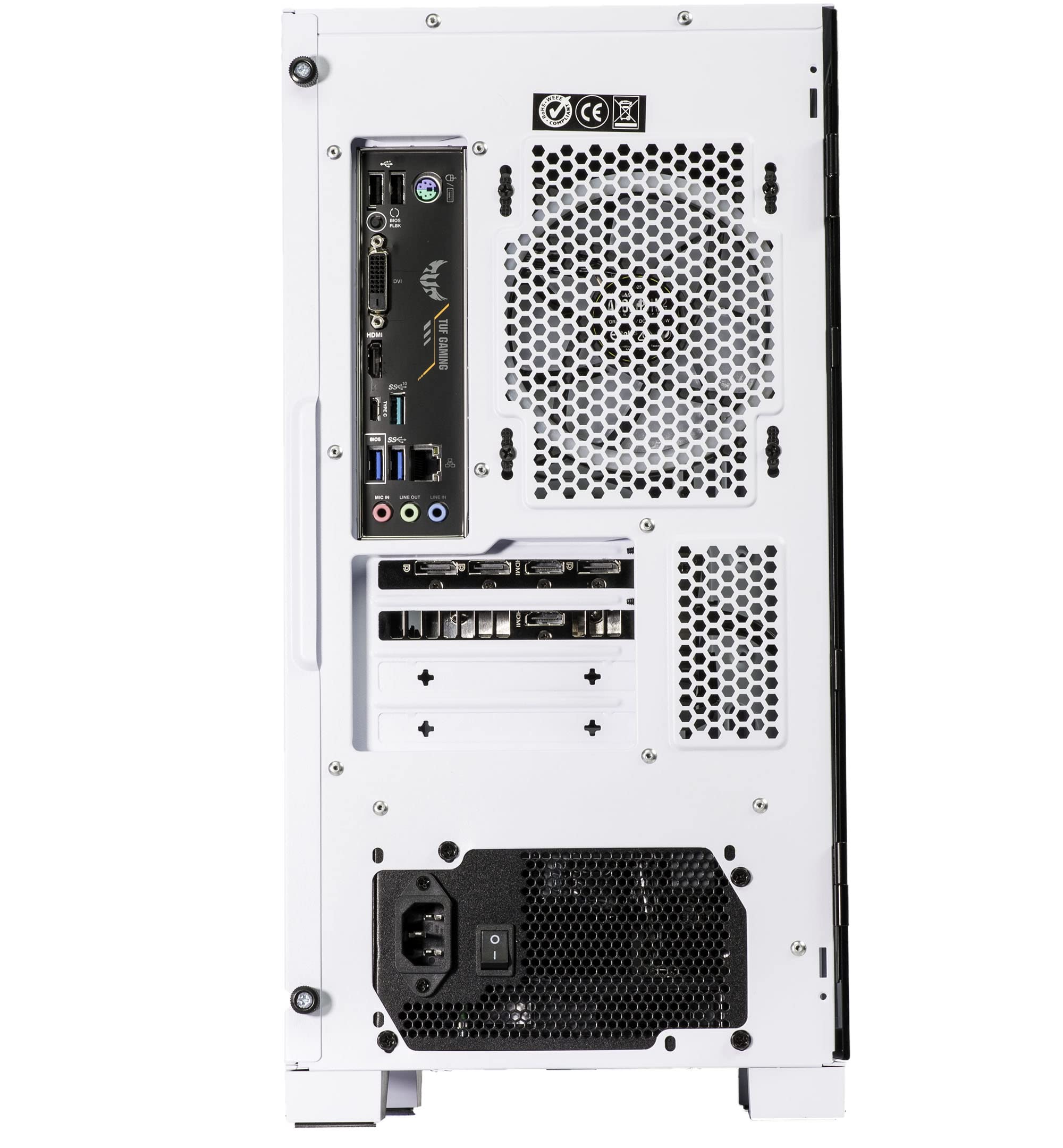 Velztorm Nix Custom Gaming PC - AMD Ryzen 5 5600X 6-Core, 32GB RAM, 1TB SSD + 2TB HDD, GTX 1050Ti, Windows 10 | High Performance Desktop Computer for Gaming, Streaming & Content Creation