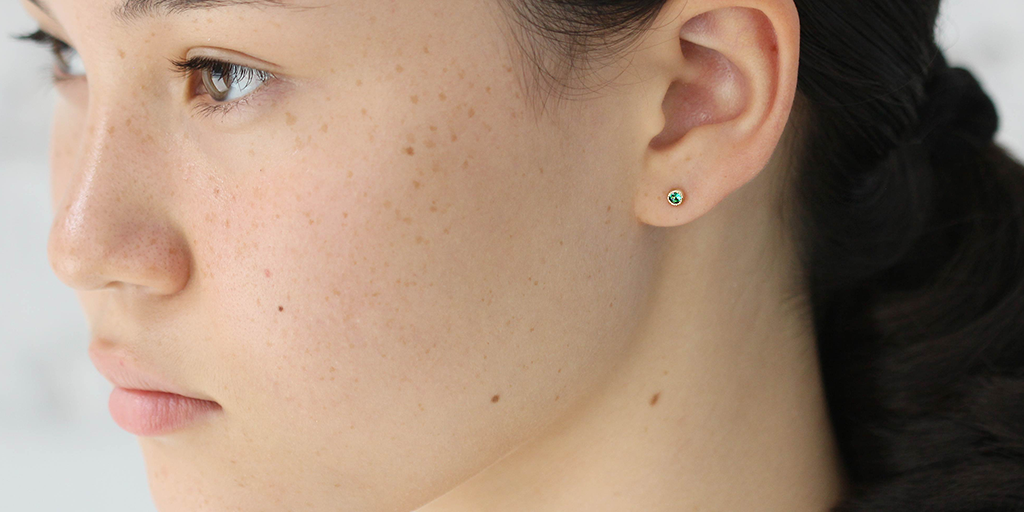 Premium Melee Ball Earrings with Emerald Studs - Elegant Dangle Drop Earrings for Women, Perfect for Parties, Weddings & Special Occasions